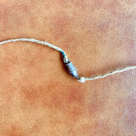 Handmade Necklace with Green Stone - Picture 3 of 4